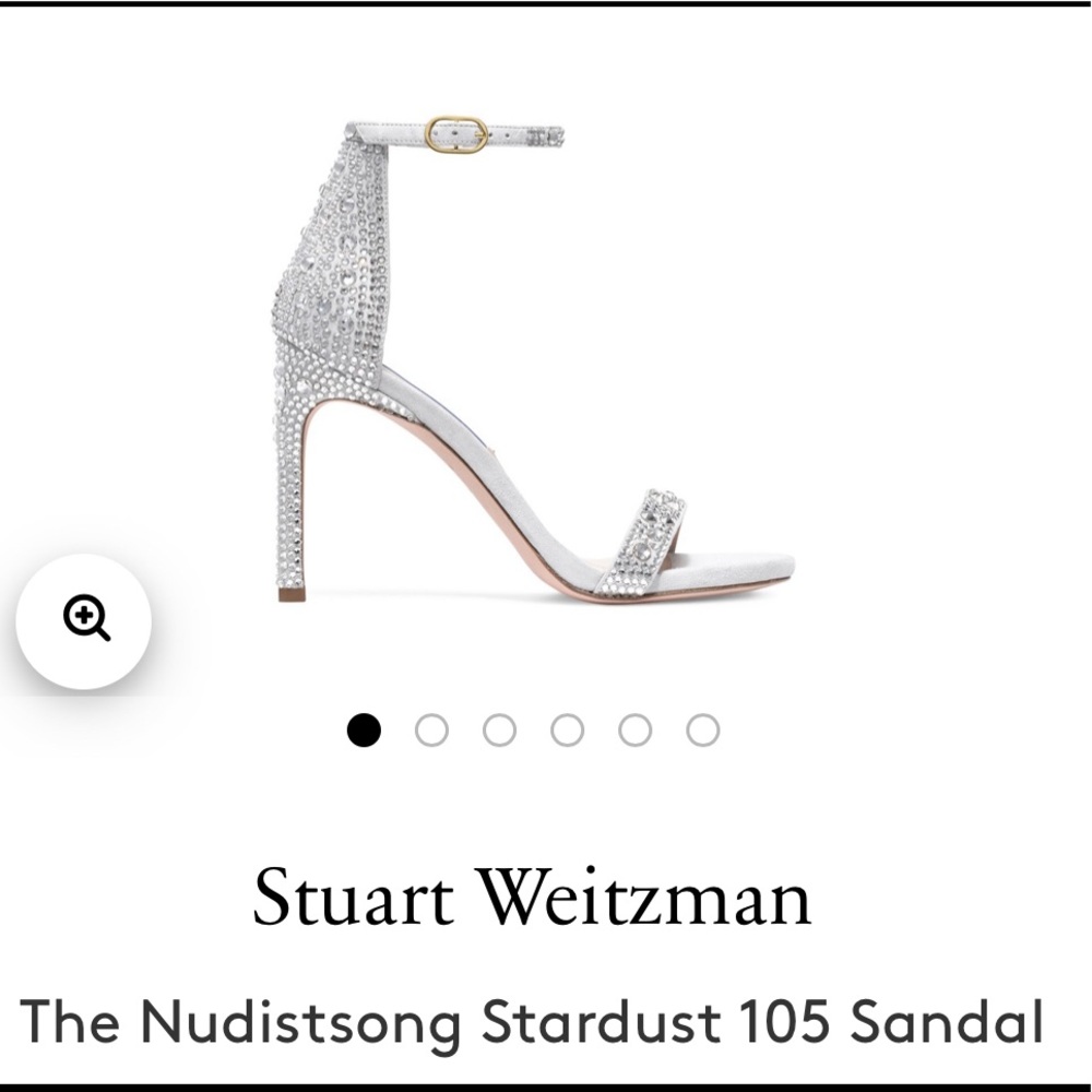 Stuart Weitzman Nudistsong Stardust Heels 105